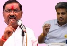 आमदार सुरेश धस व आमदार रोहित पवार यांची जुगलबंदी कर्जत-जामखेडबाबत धस यांच्या वक्तव्यावर रोहित पवारांचा आक्षेप, धस यांची माघार