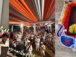 शिवजयंती उत्सवानिमित्त शिवगर्जना प्रतिष्ठान आयोजित अखंड हरिनाम सप्ताहाची महंत विठ्ठल महाराज गहिनीनाथ गड यांच्या काल्याच्या कीर्तनाने मोठ्या उत्साहात सांगता अष्टविनायक गणेश मंदिर चौधरी नगर व शिवगर्जना प्रतिष्ठान यांच्या वतीने गेल्या सात वर्षापासून स्तुत्य उपक्रम