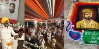 शिवजयंती उत्सवानिमित्त शिवगर्जना प्रतिष्ठान आयोजित अखंड हरिनाम सप्ताहाची महंत विठ्ठल महाराज गहिनीनाथ गड यांच्या काल्याच्या कीर्तनाने मोठ्या उत्साहात सांगता अष्टविनायक गणेश मंदिर चौधरी नगर व शिवगर्जना प्रतिष्ठान यांच्या वतीने गेल्या सात वर्षापासून स्तुत्य उपक्रम