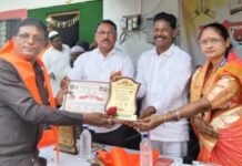 मी मुस्लिम मावळा शिवरायांचा राज्य संघटनेतर्फे दत्तराज पवार यांना आदर्श पत्रकार पुरस्कार