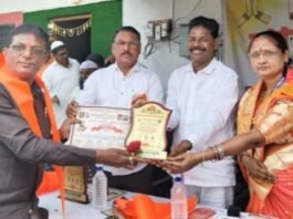 मी मुस्लिम मावळा शिवरायांचा राज्य संघटनेतर्फे दत्तराज पवार यांना आदर्श पत्रकार पुरस्कार