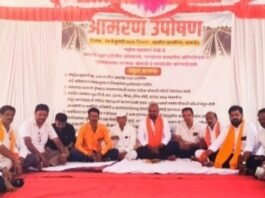 दोन दिवसांत अतिक्रमणे हटवा, अन्यथा जिल्हाधिकारी कार्यालयात आमरण उपोषण – गोरख दळवी अखंड मराठा समाज अहिल्यानगरचा साखळी उपोषणास पाठिंबा