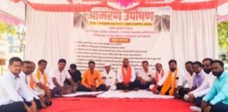 दोन दिवसांत अतिक्रमणे हटवा, अन्यथा जिल्हाधिकारी कार्यालयात आमरण उपोषण – गोरख दळवी अखंड मराठा समाज अहिल्यानगरचा साखळी उपोषणास पाठिंबा