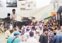 जामखेडमध्ये प्रशासनाकडून हद्दखुणा निश्चितीस (मोजणीस) सुरूवात हद्दखुणा पुसल्यास दंडात्मक कार्यवाही करणार – धनंजय बांगर