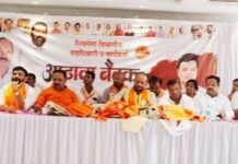 कामाच्या बळावर येणाऱ्या निवडणुकीत जिल्हा परिषद व पंचायत समिती वर भगवा फडकू – राम रेपाळे जामखेड येथे शिवसेना पदाधिकारी व कार्यकर्ता मेळावा संपन्न