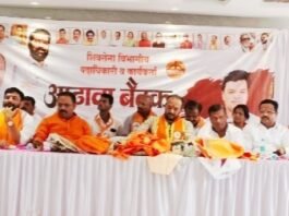 कामाच्या बळावर येणाऱ्या निवडणुकीत जिल्हा परिषद व पंचायत समिती वर भगवा फडकू – राम रेपाळे जामखेड येथे शिवसेना पदाधिकारी व कार्यकर्ता मेळावा संपन्न