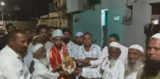 मुजाहिद शेख ‘रायझिंग स्टार ऑफ द इयर’ पुरस्काराने राजस्थान मध्ये सन्मानित. जामखेड येथे शामीरभाई मित्रमंडळाच्या वतीने सत्कार