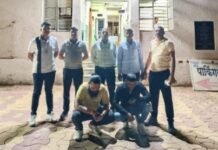 हद्दपारी आदेशाचा भंग करून जामखेड शहरात राहणारे दोन सराईत गुन्हेगार जेरबंद अहिल्यानगर स्थानिक गुन्हे शाखेची कारवाई