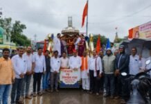 जिजाऊंचे विचार आजही प्रेरणादायी, जामखेडमध्ये स्मृतीज्योत रथयात्रेचे जल्लोषात स्वागत