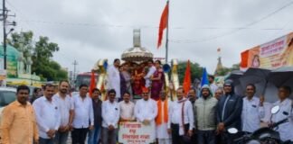 जिजाऊंचे विचार आजही प्रेरणादायी, जामखेडमध्ये स्मृतीज्योत रथयात्रेचे जल्लोषात स्वागत