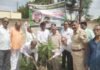 जामखेड पोलीस स्टेशन परिसरात डॉ. नानासाहेब धर्माधिकारी प्रतिष्ठानने वृक्षारोपण करत दिला पर्यावरण संदेश