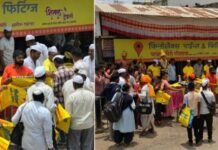 जामखेडमध्ये फिनोलेक्स व शितल कलेक्शनच्या वतीने वारकऱ्यांना उपयुक्त साहित्य वाटप संत वामनभाऊ पालखीचे तपनेश्वर रोडवर भव्य स्वागत