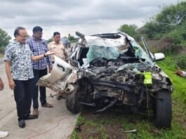 जामखेड–माहीजळगाव महामार्गावर भीषण अपघात; दोन शासकीय कर्मचाऱ्यांचा जागीच मृत्यू रस्त्याच्या कामातील निष्काळजीपणामुळे दुर्घटना झाल्याचा आरोप; कंत्राटदारावर कारवाईची सामाजिक कार्यकर्ते संजय कोठारी यांची मागणी
