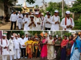 आषाढी एकादशीनिमित्त श्री साकेश्वर विद्यालय साकतची दिंडी भक्तिमय वातावरणात संपन्न ग्रामस्थांच्या उत्स्फूर्त स्वागताने परिसर दुमदुमला; वारकरी वेषातील विद्यार्थ्यांनी सादर केले अभंग व भक्तिगीते