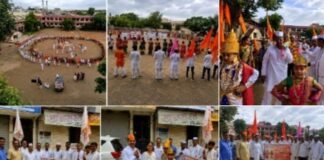 ल. ना. होशिंग विद्यालयाची आषाढी दिंडी भक्तिमय वातावरणात संपन्न शहरातील विविध ठिकाणी दिंडीचे उत्स्फूर्त स्वागत व पूजन; गोल रिंगणाने वेधले सर्वांचे लक्ष