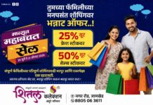 शितल कलेक्शनचा ‘मान्सून महाबचत सेल’ २० जुलैपासून; फ्रेश स्टॉकवर २५% तर सेल्स स्टॉकवर तब्बल ५०% पर्यंत सूट