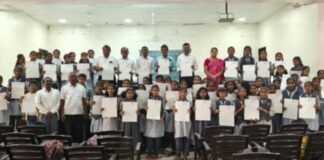 ल. ना. होशिंग विद्यालयात राज्यस्तरीय बाल चित्रकला स्पर्धा उत्साहात संपन्न