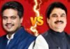 ‘आखाडा’ आणि ‘हॅटट्रिक’ची चर्चा मात्र शहरातील रखडलेल्या महामार्गाच्या प्रश्नाला बगल आमदार रोहित पवार व सभापती प्रा राम शिंदे यांचे शाब्दिक फटकेबाजी
