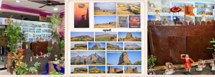 गौरी-गणपतीच्या उत्सवात जामखेडमध्ये इतिहास जिवंत!  हराळे कुटुंबीयांच्या ऐतिहासिक देखाव्याने वेधले नागरिकांचे लक्ष