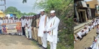ढोल-डीजेला फाटा! टाळ-मृदंगाच्या गजरात खर्डा पोलिसांची संस्कृती जपणारी गणेश मिरवणूक ‘परंपरा जपूया, ध्वनीप्रदूषण टाळूया’चा खर्डा पोलीसांकडून अनोखा संदेश