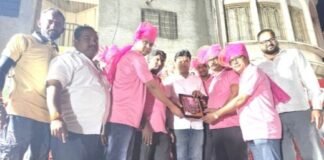 गणेशभक्तांच्या स्वागतासाठी जामखेड तालुका शिवसेना व आदर्श फाउंडेशन सज्ज! आकाश बाफना यांच्या पुढाकारातून गणेश मंडळांचे उत्साहात स्वागत, आज आणि उद्याही स्वागत सोहळा