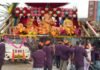 ढोल-ताशांचा गजर, गुलालाची उधळण अन् ‘बाप्पा मोरया’चा जयघोष! जामखेडमध्ये शितल कलेक्शनच्या बाप्पाला वाजत-गाजत भावपूर्ण निरोप