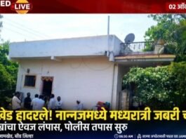 जामखेड हादरले! नान्नजमध्ये मध्यरात्री धाडसी जबरी चोरी!  महिलेच्या गळ्याला कोयता, चार महिन्यांच्या बाळाला पायाखाली घेण्याची धमकी देत १४ लाख ६३ हजारांचा ऐवज लंपास
