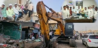अतिक्रमण हटाव मोहिमेला दुसऱ्याच दिवशी ब्रेक! गरीबांच्या टपऱ्यांवर हातोडा, बड्या बांधकामांवर प्रशासनाची ‘मेहरबानी’? जामखेडच्या अतिक्रमण हटाव मोहिमेवर प्रश्नचिन्ह