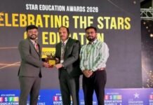 जामखेड कलिका पोदार लर्न स्कूलचा डंका! मुंबईत मानाचा पुरस्कार आधी शाळेला ‘बेस्ट स्कूल’, आता प्राचार्य कुंदन कुमार नेमाडे ‘बेस्ट प्रिन्सिपल’! जामखेडच्या शैक्षणिक क्षेत्राचा गौरव