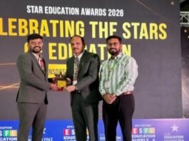 जामखेड कलिका पोदार लर्न स्कूलचा डंका! मुंबईत मानाचा पुरस्कार  आधी शाळेला ‘बेस्ट स्कूल’, आता प्राचार्य कुंदन कुमार नेमाडे ‘बेस्ट प्रिन्सिपल’! जामखेडच्या शैक्षणिक क्षेत्राचा गौरव