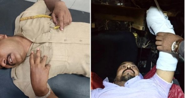जामखेडमध्ये गुंडांचा धुमाकूळ! युवकाचा हात तोडला, पोलिसांच्या डोक्यात काठी, कायदा-सुव्यवस्था वाऱ्यावर? पोलिसांचा धाक कमी झाला की दबावाचे राजकारण? सामान्य जनतेच्या सुरक्षिततेचा प्रश्न ऐरणीवर! जामखेडमध्ये गुंडांचा धुमाकूळ! युवकाचा हात तोडला, पोलिसांच्या डोक्यात काठी, कायदा-सुव्यवस्था वाऱ्यावर? पोलिसांचा धाक कमी झाला की दबावाचे राजकारण? सामान्य जनतेच्या सुरक्षिततेचा प्रश्न ऐरणीवर!