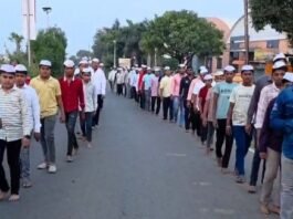 जामखेडमध्ये दुर्गामाता दौडीचा २५ वर्षांचा अखंड जागर! विजयादशमीला भगव्या ध्वजांचा महासागर, महादौडीनंतर होणार रावण दहन!  पहाटे ५.३० वाजता ‘जय भवानी, जय शिवाजी’चा जयघोष, २५ वर्षांची परंपरा जपण्यासाठी शिवभक्त सज्ज!
